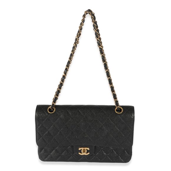 Chanel Black Caviar Medium Classic Flap Bag - Picture 8 of 9